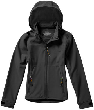 Женская куртка софтшел Langley, цвет антрацит  размер S - 39312951- Фото №4