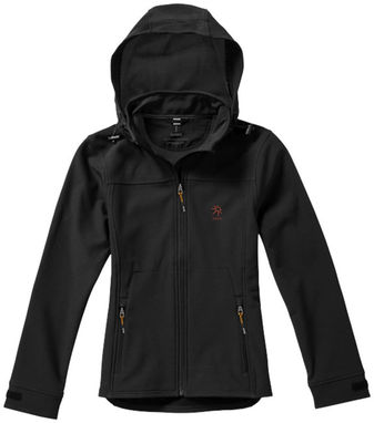 Женская куртка софтшел Langley, цвет сплошной черный  размер XS - 39312990- Фото №2