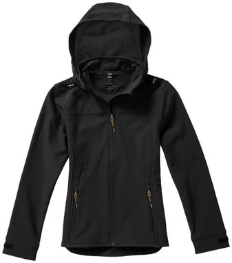Жіноча куртка софтшел Langley, колір суцільний чорний  розмір XS - 39312990- Фото №4