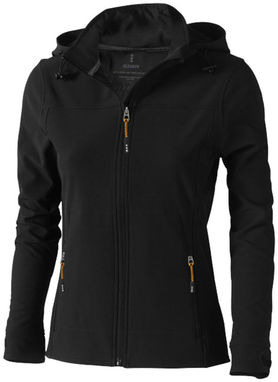 Женская куртка софтшел Langley, цвет сплошной черный  размер S - 39312991- Фото №1