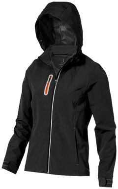 Женская куртка софтшел Howson, цвет сплошной черный - 39316990- Фото №1
