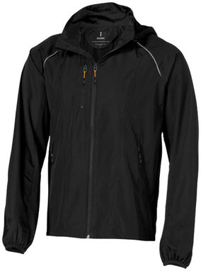 Складная куртка Nelson, цвет сплошной черный - 39319990- Фото №5