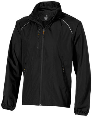 Складная куртка Nelson, цвет сплошной черный - 39319990- Фото №6