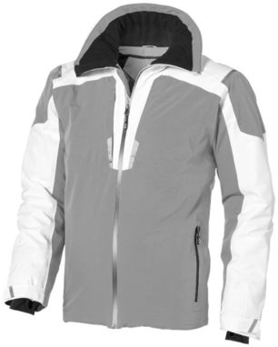 Утепленная куртка Ozark, цвет белый, серый  размер S - 39323011- Фото №6