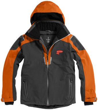 Утепленная куртка Ozark, цвет оранжевый, серый  размер XS - 39323330- Фото №2