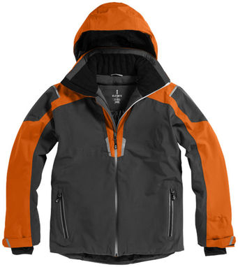 Утепленная куртка Ozark, цвет оранжевый, серый  размер XS - 39323330- Фото №3