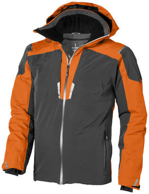 Утепленная куртка Ozark, цвет оранжевый, серый  размер XS - 39323330- Фото №5