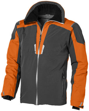 Утеплена куртка Ozark, колір оранжевий, сірий  розмір XS - 39323330- Фото №6