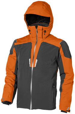 Утепленная куртка Ozark, цвет оранжевый, серый  размер XS - 39323330- Фото №7