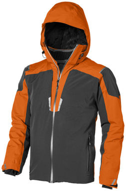 Утеплена куртка Ozark, колір оранжевий, сірий  розмір S - 39323331- Фото №1