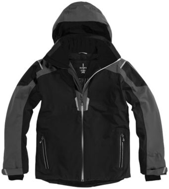 Утепленная куртка Ozark, цвет сплошной черный, серый  размер XS - 39323990- Фото №3