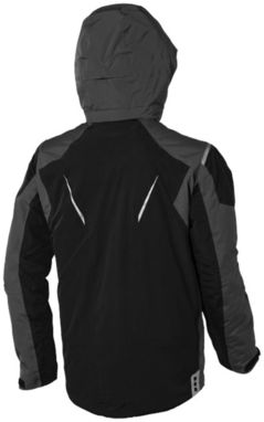 Утепленная куртка Ozark, цвет сплошной черный, серый  размер XS - 39323990- Фото №4