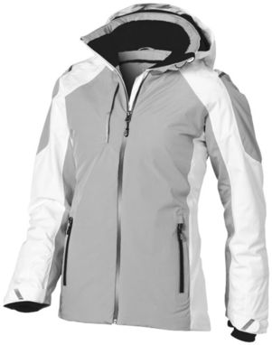 Женская утепленная куртка Ozark, цвет белый, серый  размер XS - 39324010- Фото №5