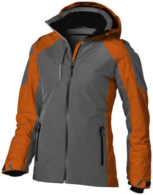 Женская утепленная куртка Ozark, цвет оранжевый, серый  размер XS - 39324330- Фото №5