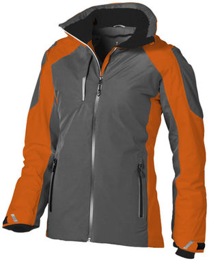 Женская утепленная куртка Ozark, цвет оранжевый, серый  размер XS - 39324330- Фото №6