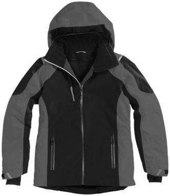 Женская утепленная куртка Ozark, цвет сплошной черный, серый  размер XS - 39324990- Фото №3