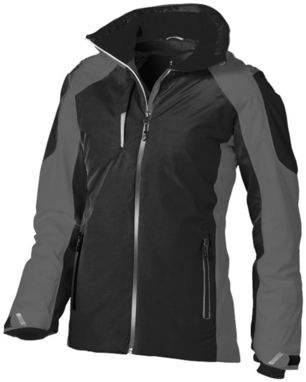 Женская утепленная куртка Ozark, цвет сплошной черный, серый  размер XS - 39324990- Фото №6