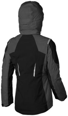 Жіноча утеплена куртка Ozark, колір суцільний чорний, сірий  розмір M - 39324992- Фото №4