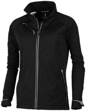 Женская куртка софтшел Kaputar, цвет сплошной черный  размер S - 39326991- Фото №1
