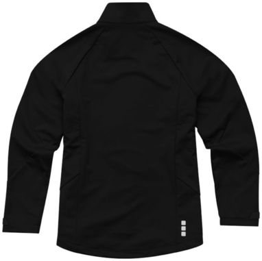 Женская куртка софтшел Kaputar, цвет сплошной черный  размер S - 39326991- Фото №4