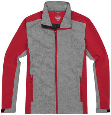 Куртка софтшел Vesper, колір червоний, темно-сірий  розмір M - 39327252- Фото №3