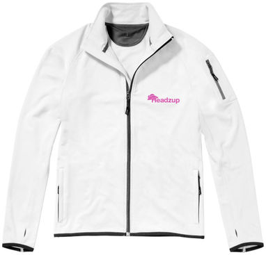 Флисовая куртка Mani с застежкой-молнией на всю длину, цвет белый  размер XS - 39480010- Фото №2