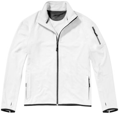 Флісова куртка Mani із застібкою-блискавкою на всю довжину, колір білий  розмір XS - 39480010- Фото №3