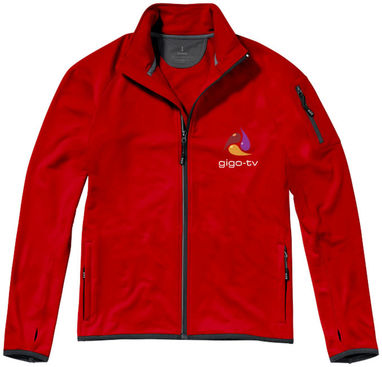 Флисовая куртка Mani с застежкой-молнией на всю длину, цвет красный  размер XS - 39480250- Фото №2