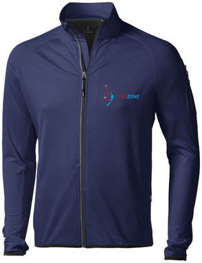 Флісова куртка Mani із застібкою-блискавкою на всю довжину, колір темно-синій  розмір M - 39480492- Фото №3