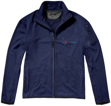 Флисовая куртка Mani с застежкой-молнией на всю длину, цвет темно-синий  размер L - 39480493- Фото №2