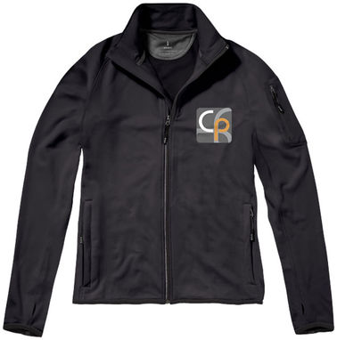 Флисовая куртка Mani с застежкой-молнией на всю длину, цвет сплошной черный  размер XS - 39480990- Фото №2