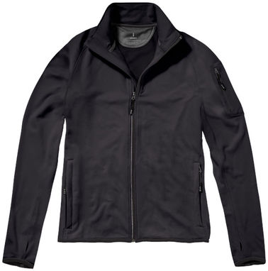 Флісова куртка Mani із застібкою-блискавкою на всю довжину, колір суцільний чорний  розмір XS - 39480990- Фото №3