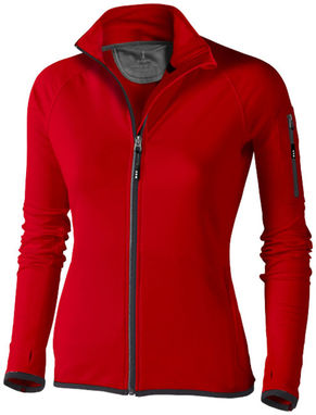 Женская флисовая куртка Mani с застежкой-молнией на всю длину, цвет красный  размер XS - 39481250- Фото №1