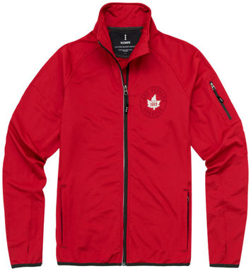 Жіноча флісова куртка Mani із застібкою-блискавкою на всю довжину, колір червоний  розмір XL - 39481254- Фото №5