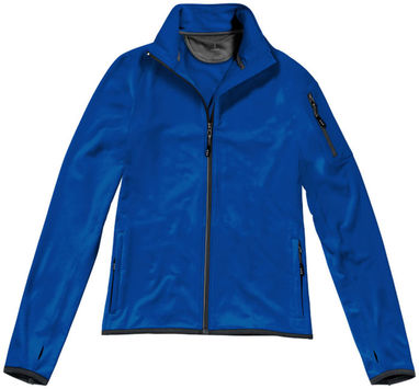 Женская флисовая куртка Mani с застежкой-молнией на всю длину, цвет синий  размер XS - 39481440- Фото №3