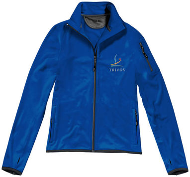 Женская флисовая куртка Mani с застежкой-молнией на всю длину, цвет синий  размер XL - 39481444- Фото №2