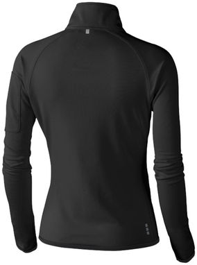 Женская флисовая куртка Mani с застежкой-молнией на всю длину, цвет сплошной черный  размер M - 39481992- Фото №4