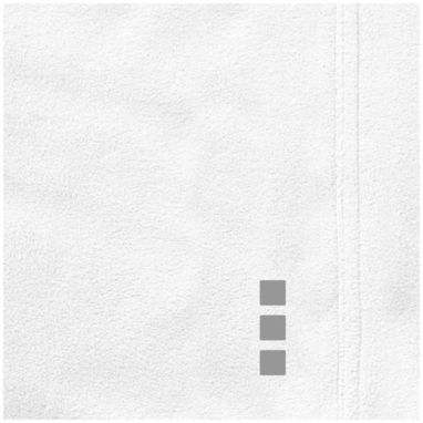 Мікрофлісова куртка Brossard з блискавкою на всю довжину, колір білий  розмір S - 39482011- Фото №6
