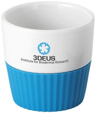Чашка керамическая с голубым силиконовым основанием - 11247701- Фото №3