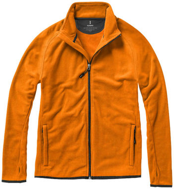 Мікрофлісова куртка Brossard з блискавкою на всю довжину, колір оранжевий  розмір XS - 39482330- Фото №4