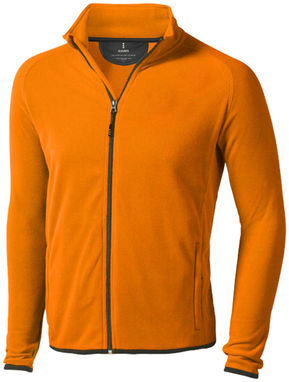 Мікрофлісова куртка Brossard з блискавкою на всю довжину, колір оранжевий  розмір S - 39482331- Фото №1