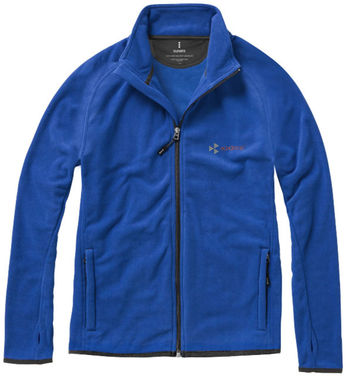 Микрофлисовая куртка Brossard с молнией на всю длину, цвет синий  размер XS - 39482440- Фото №2