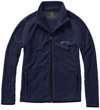 Мікрофлісова куртка Brossard з блискавкою на всю довжину, колір темно-синій  розмір XS - 39482490- Фото №2