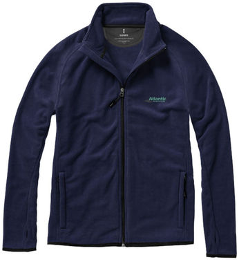 Микрофлисовая куртка Brossard с молнией на всю длину, цвет темно-синий  размер XS - 39482490- Фото №3