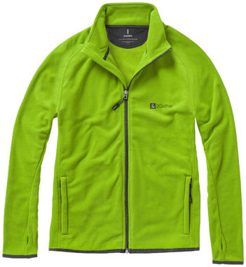 Мікрофлісова куртка Brossard з блискавкою на всю довжину, колір зелене яблуко  розмір XS - 39482680- Фото №3