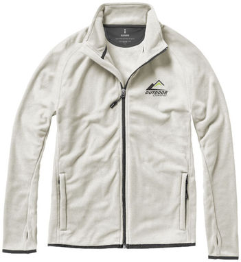 Микрофлисовая куртка Brossard с молнией на всю длину, цвет светло-серый  размер XXL - 39482905- Фото №2
