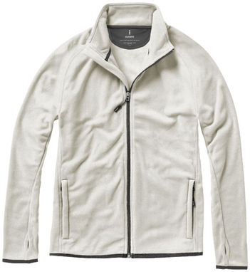 Микрофлисовая куртка Brossard с молнией на всю длину, цвет светло-серый  размер XXL - 39482905- Фото №4