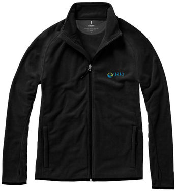 Микрофлисовая куртка Brossard с молнией на всю длину, цвет сплошной черный  размер XS - 39482990- Фото №2