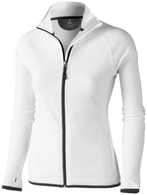Жіноча мікрофлісова куртка Brossard з блискавкою на всю довжину, колір білий  розмір XS - 39483010- Фото №1