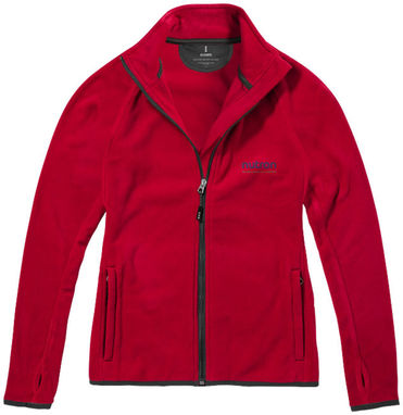 Женская микрофлисовая куртка Brossard с молнией на всю длину, цвет красный  размер XS - 39483250- Фото №2